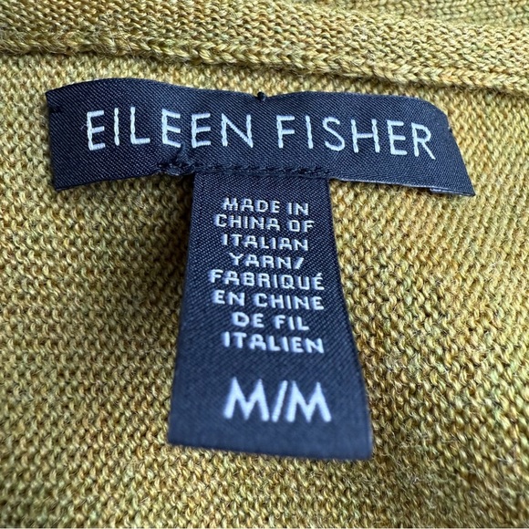 EILEEN FISHER Long Sleeve 100% Merino Wool Sweater M - Picture 5 of 7
